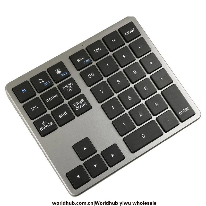 New Selling 35 Keys Numeric Keypad Wireless Bluetooth Dual Mode Numeric Keypad Silent Mobile Phone Computer Compatible