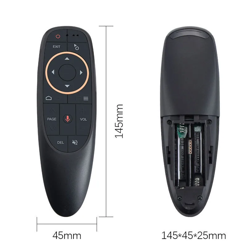 G10S PRO BTS Voice Air Squirrel Gyroscope Wireless Infrared Backlit TV Set Top Box Remote Control 5