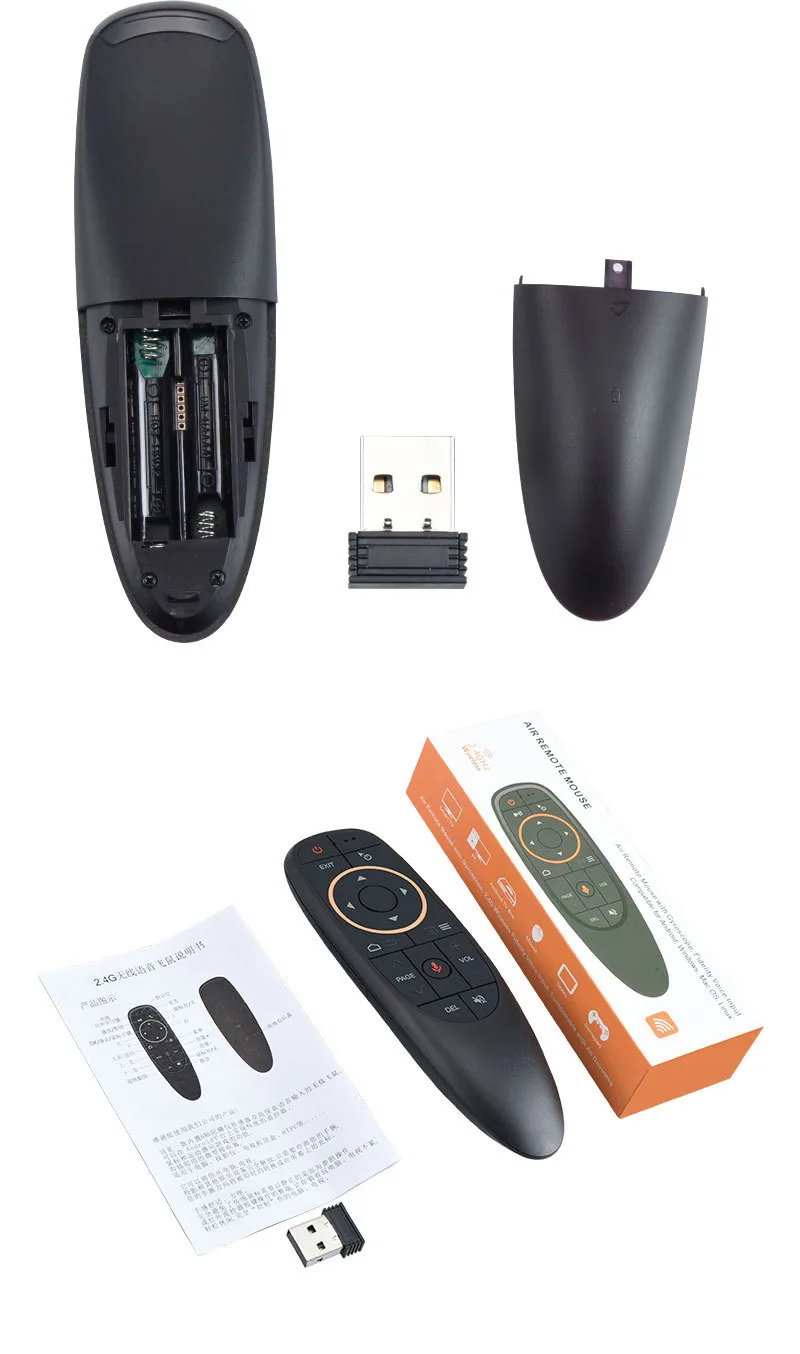 G10S PRO BTS Voice Air Squirrel Gyroscope Wireless Infrared Backlit TV Set Top Box Remote Control 12
