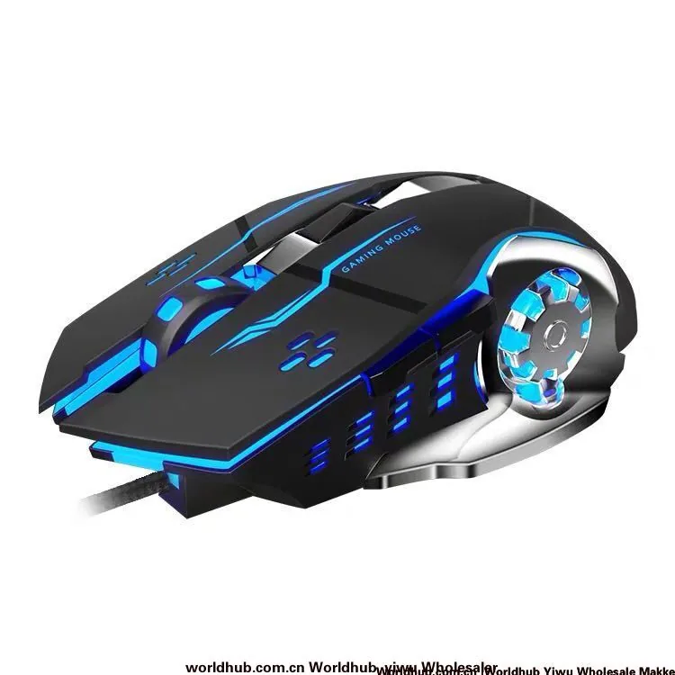 Source Factory Wrangler G11 Gaming E-Sports Mechanical Mouse Macro Definition Glowing Wired Mouse Computer Accessories
