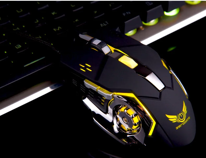 Source Factory Wrangler G11 Gaming E-Sports Mechanical Mouse Macro Definition Glowing Wired Mouse Computer Accessories 21