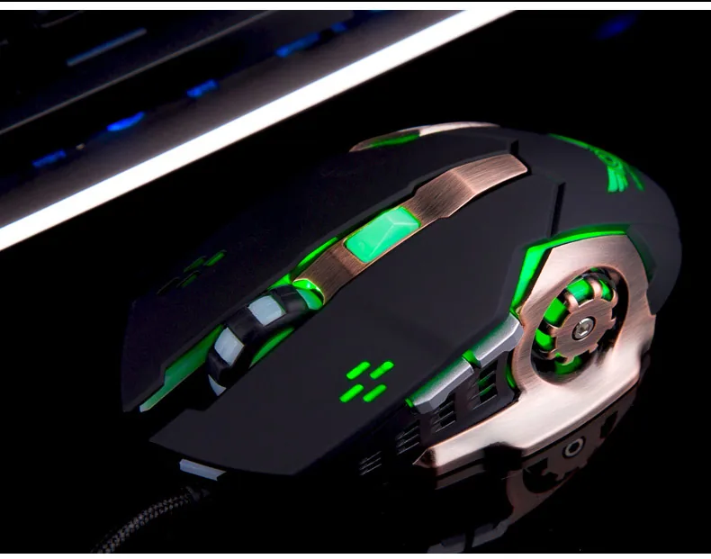 Source Factory Wrangler G11 Gaming E-Sports Mechanical Mouse Macro Definition Glowing Wired Mouse Computer Accessories 16