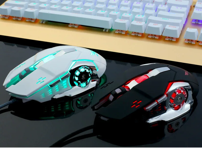 Source Factory Wrangler G11 Gaming E-Sports Mechanical Mouse Macro Definition Glowing Wired Mouse Computer Accessories 22