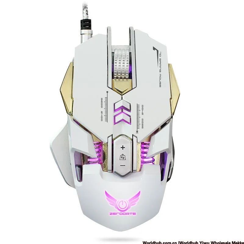 mechanical gaming mouse, PUBG, chicken eating, macro definition, colorful luminous computer, wired e-sports gaming mouse 65