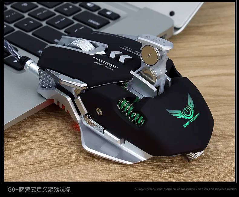 mechanical gaming mouse, PUBG, chicken eating, macro definition, colorful luminous computer, wired e-sports gaming mouse 21