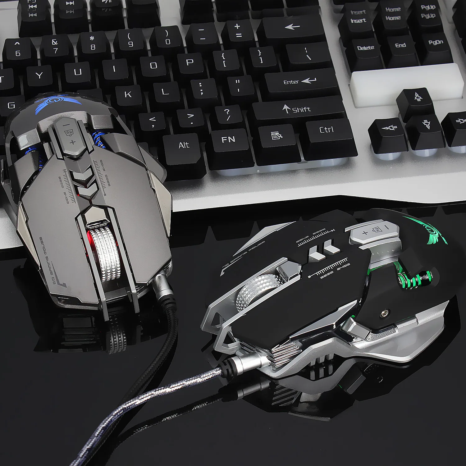 mechanical gaming mouse, PUBG, chicken eating, macro definition, colorful luminous computer, wired e-sports gaming mouse 51