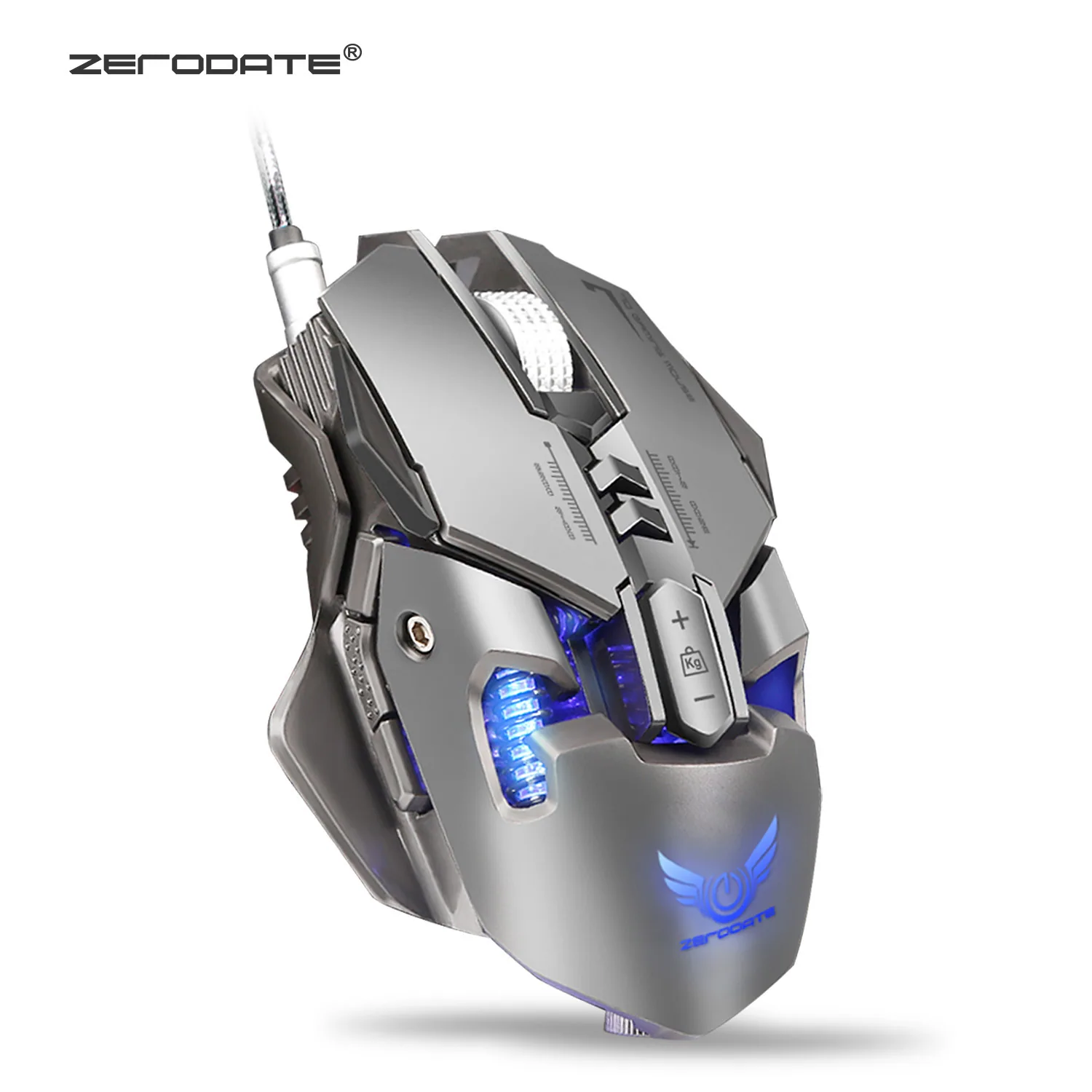 mechanical gaming mouse, PUBG, chicken eating, macro definition, colorful luminous computer, wired e-sports gaming mouse 54