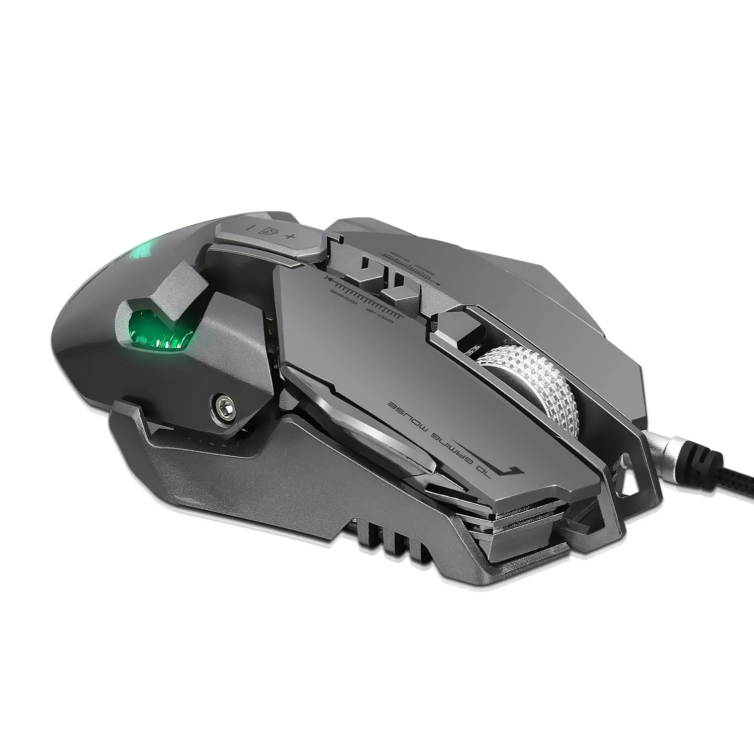 mechanical gaming mouse, PUBG, chicken eating, macro definition, colorful luminous computer, wired e-sports gaming mouse 56