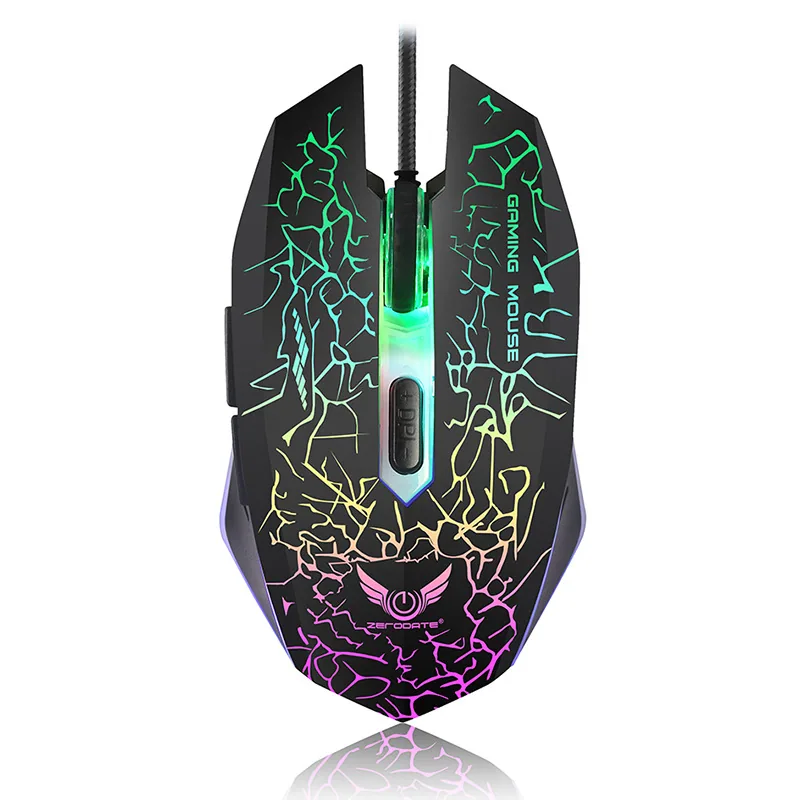 Manufacturer in stock G10 gaming mouse computer USB wired e-sports LOL gaming mouse colorful light backlight