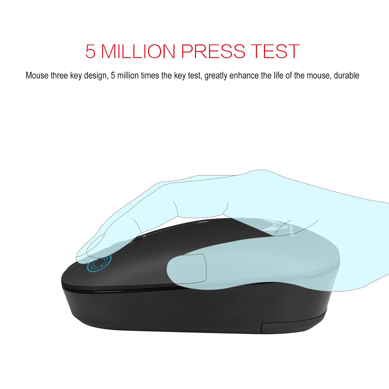 موس قابل شارژ بلوتوث سه حالته طرح ارگونومیک Mini Wireless Business Office Mouse Cross Border Factory 13