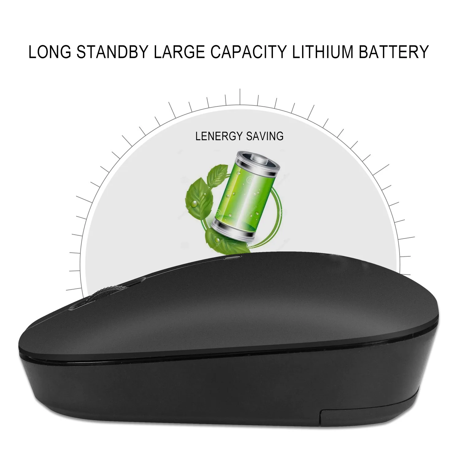موس قابل شارژ بلوتوث سه حالته طرح ارگونومیک Mini Wireless Business Office Mouse Cross Border Factory 15
