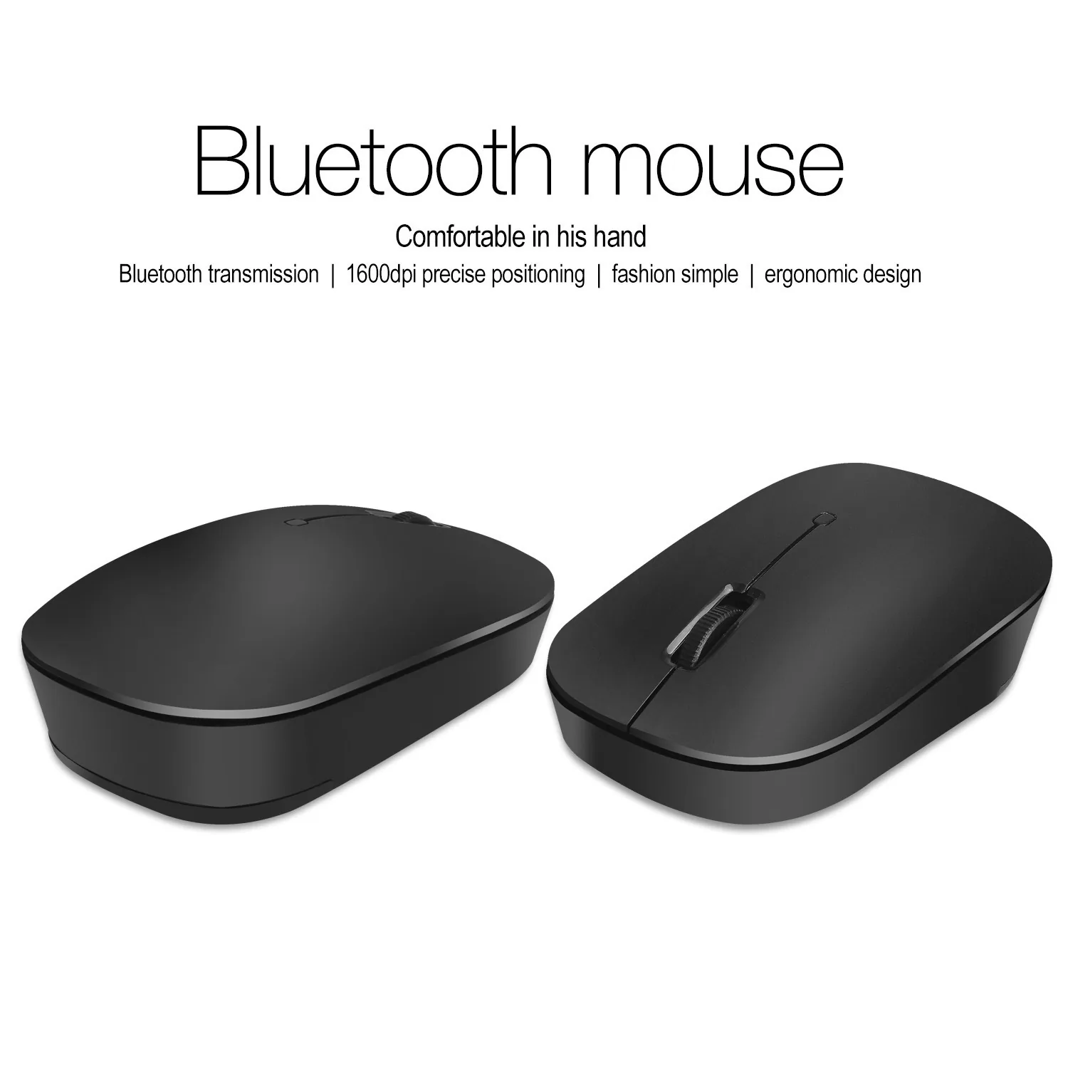 موس قابل شارژ بلوتوث سه حالته طرح ارگونومیک Mini Wireless Business Office Mouse Cross Border Factory 6