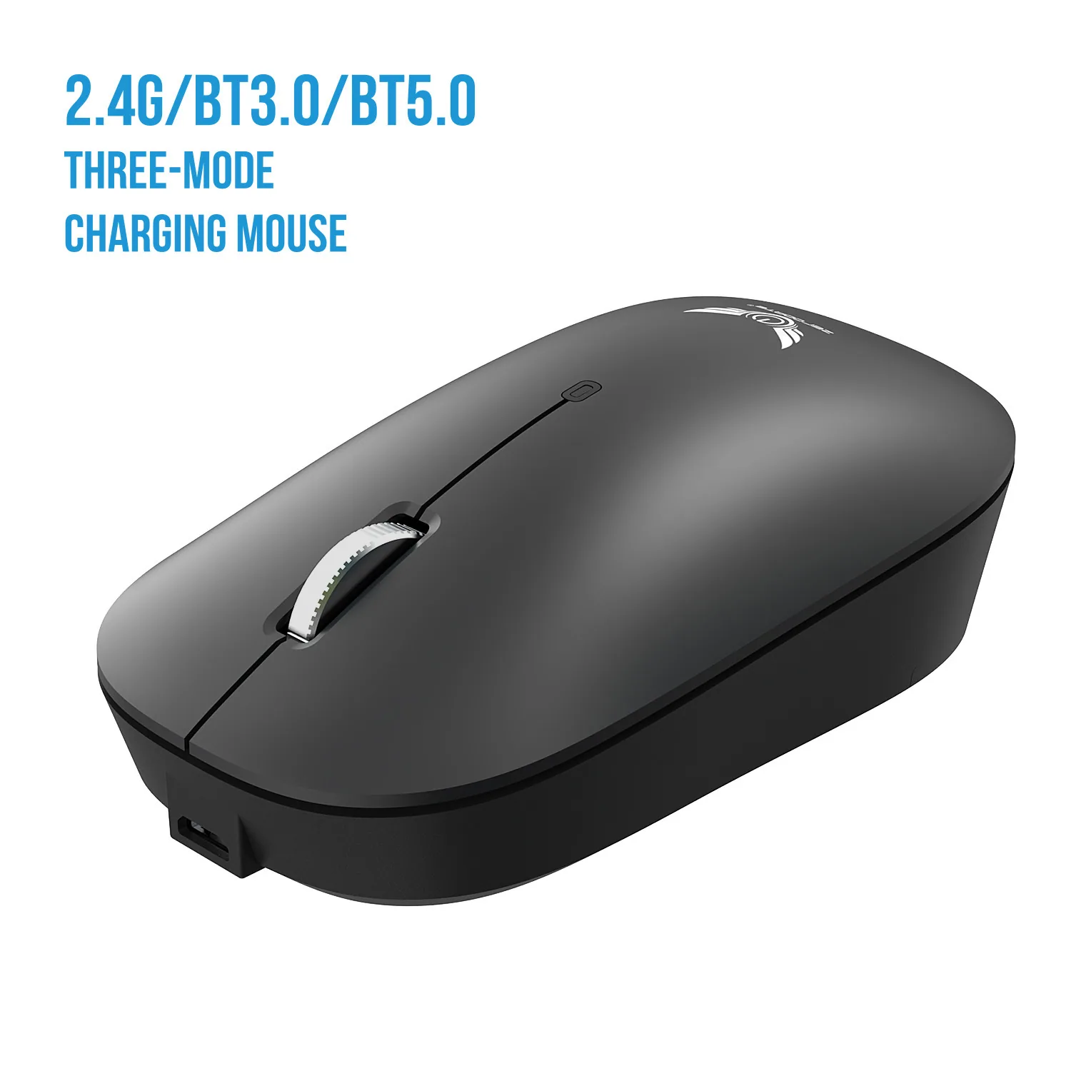 موس قابل شارژ بلوتوث سه حالته طرح ارگونومیک Mini Wireless Business Office Mouse Cross Border Factory 4