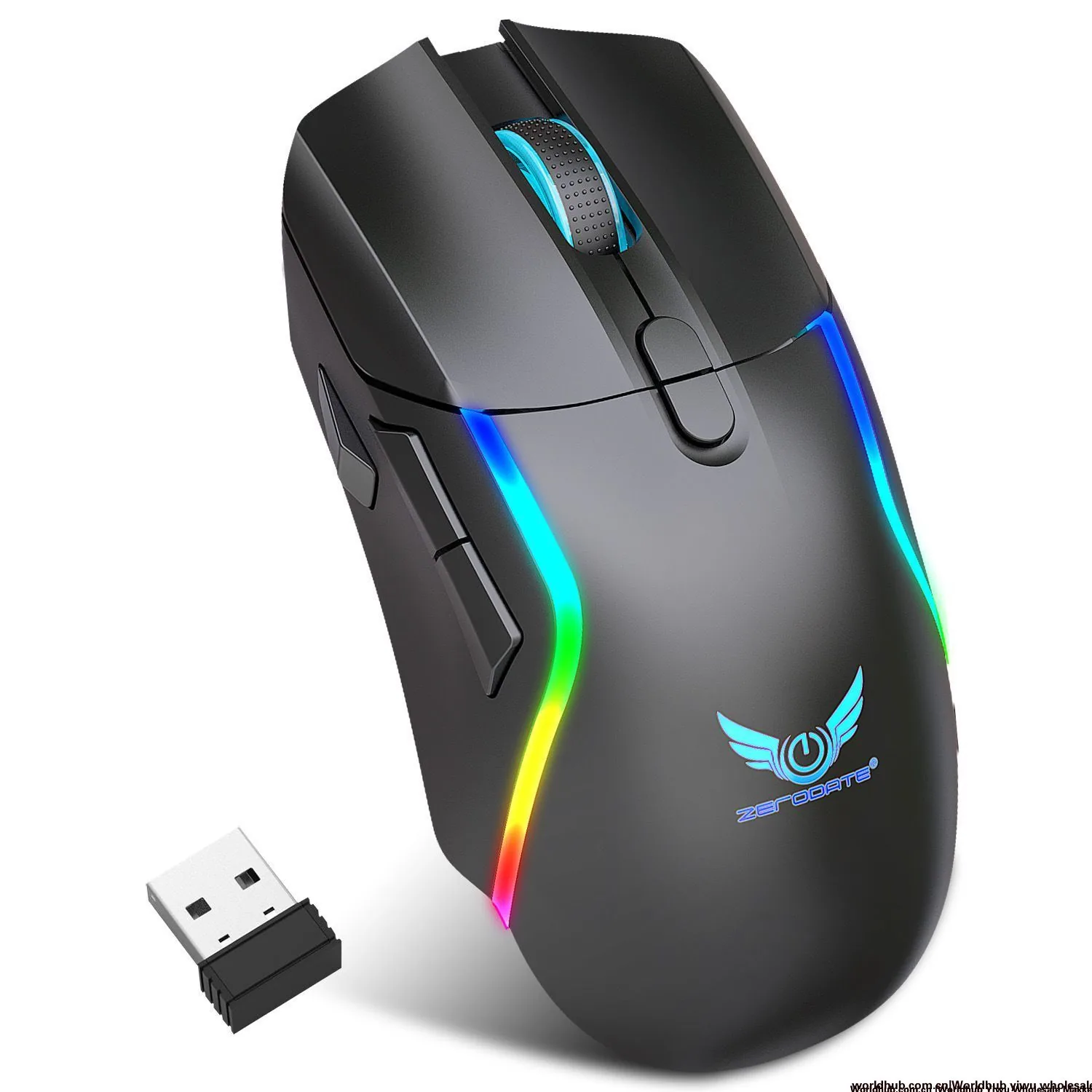 2.4G Wireless Dual Mode Wired Gaming Mouse Computer Notebook Gamer Office RGB Illuminated Mouse Span
