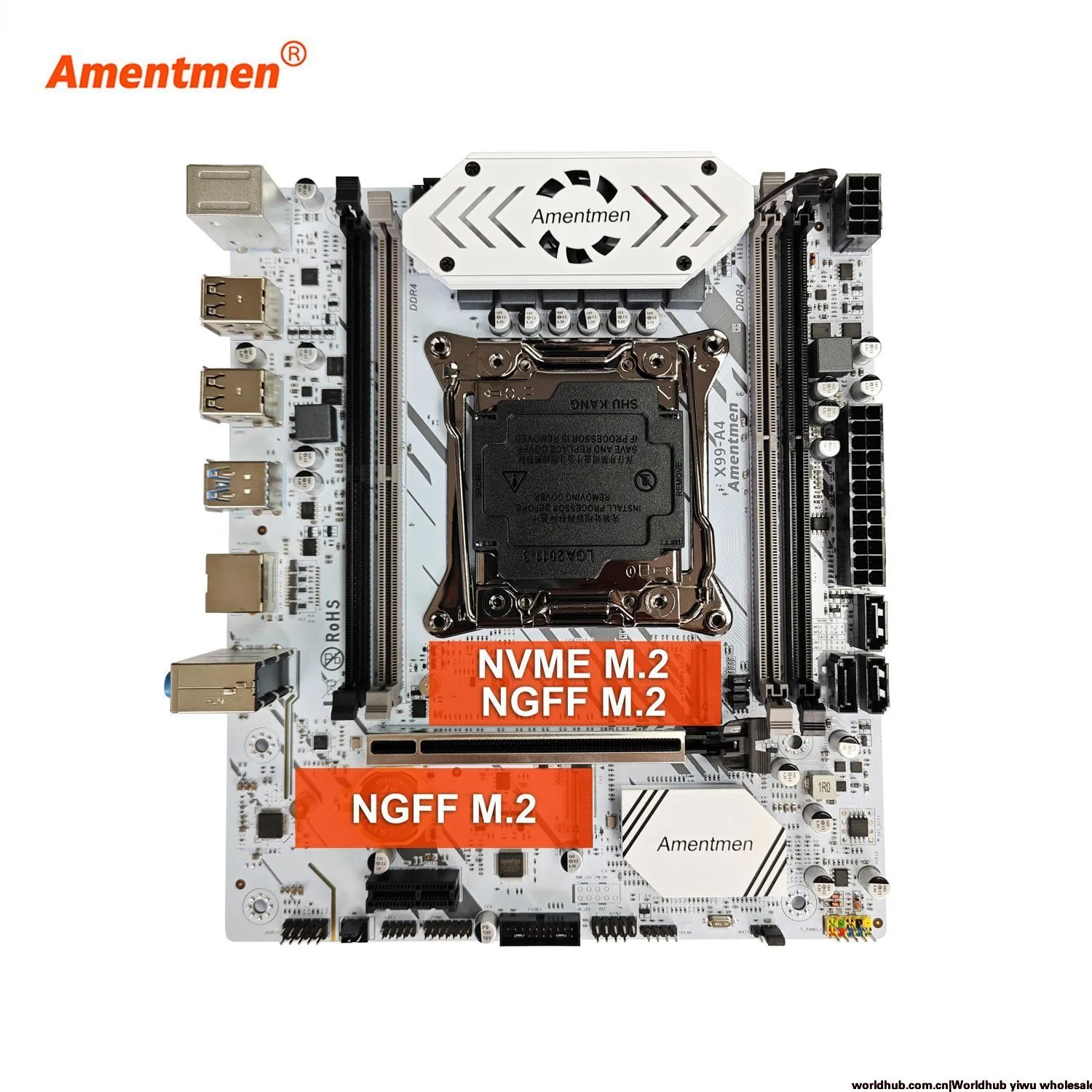 Amentmen motherboard X99A4 original DDR4 motherboard LGA2011-3 dual channel