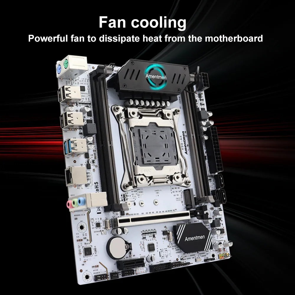 Amentmen motherboard X99A4 original DDR4 motherboard LGA2011-3 dual channel 7