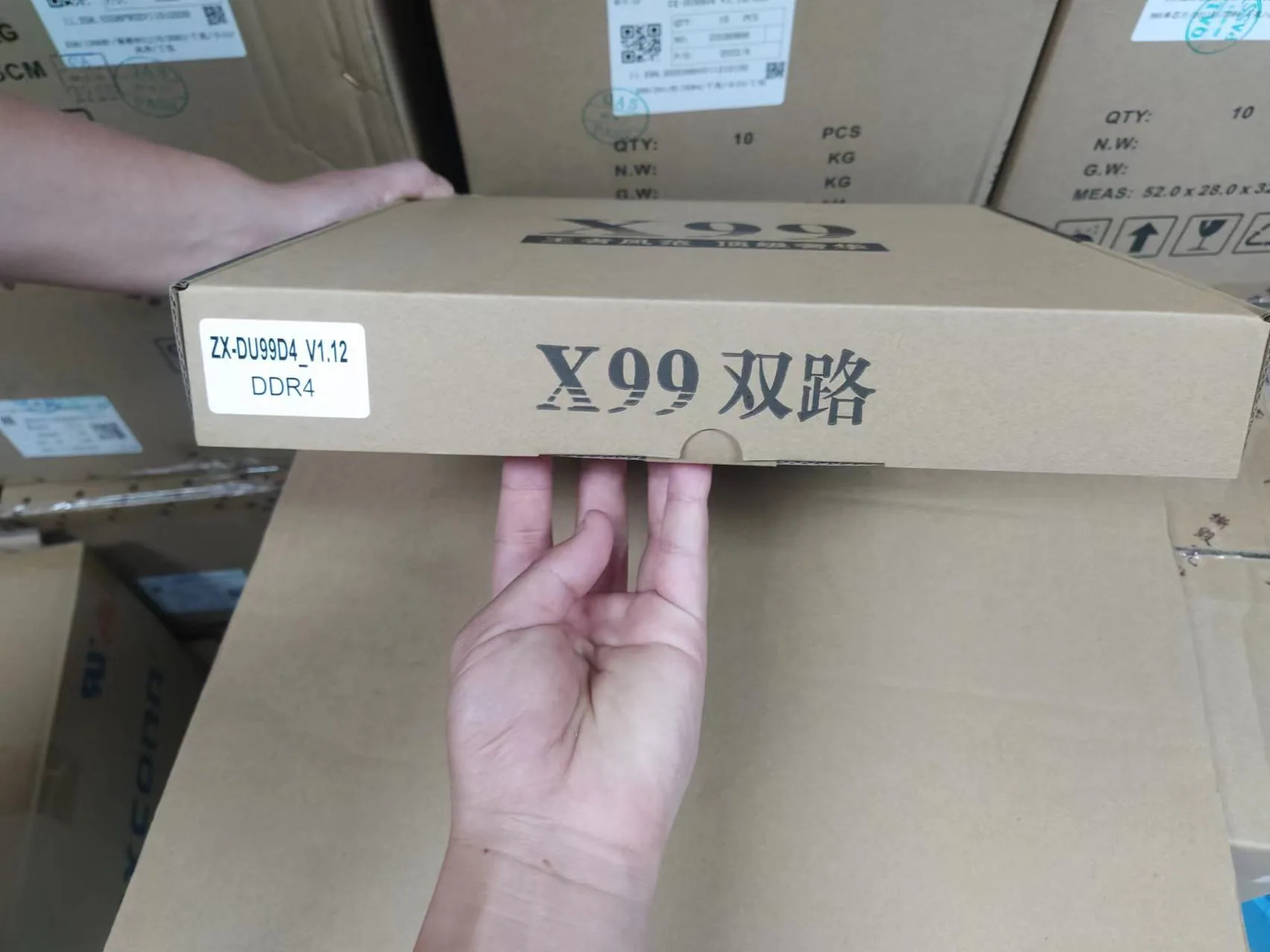 In stock new X99 motherboard dual-socket 2011 pin CPU RECC DDR4 memory DNF game studio multi-open 2
