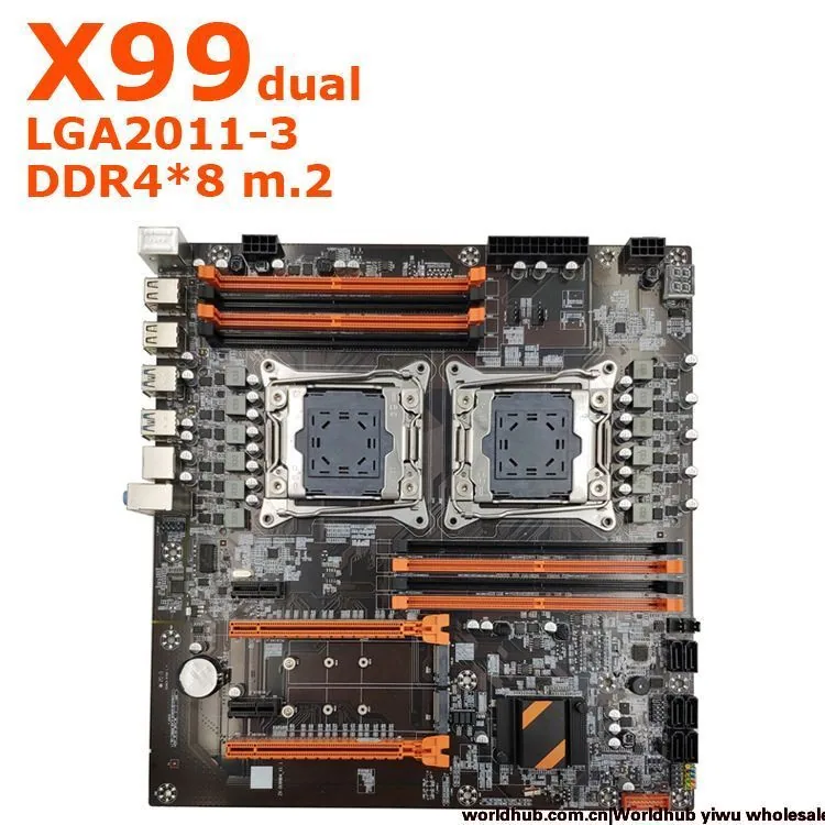In stock new X99 motherboard dual-socket 2011 pin CPU RECC DDR4 memory DNF game studio multi-open