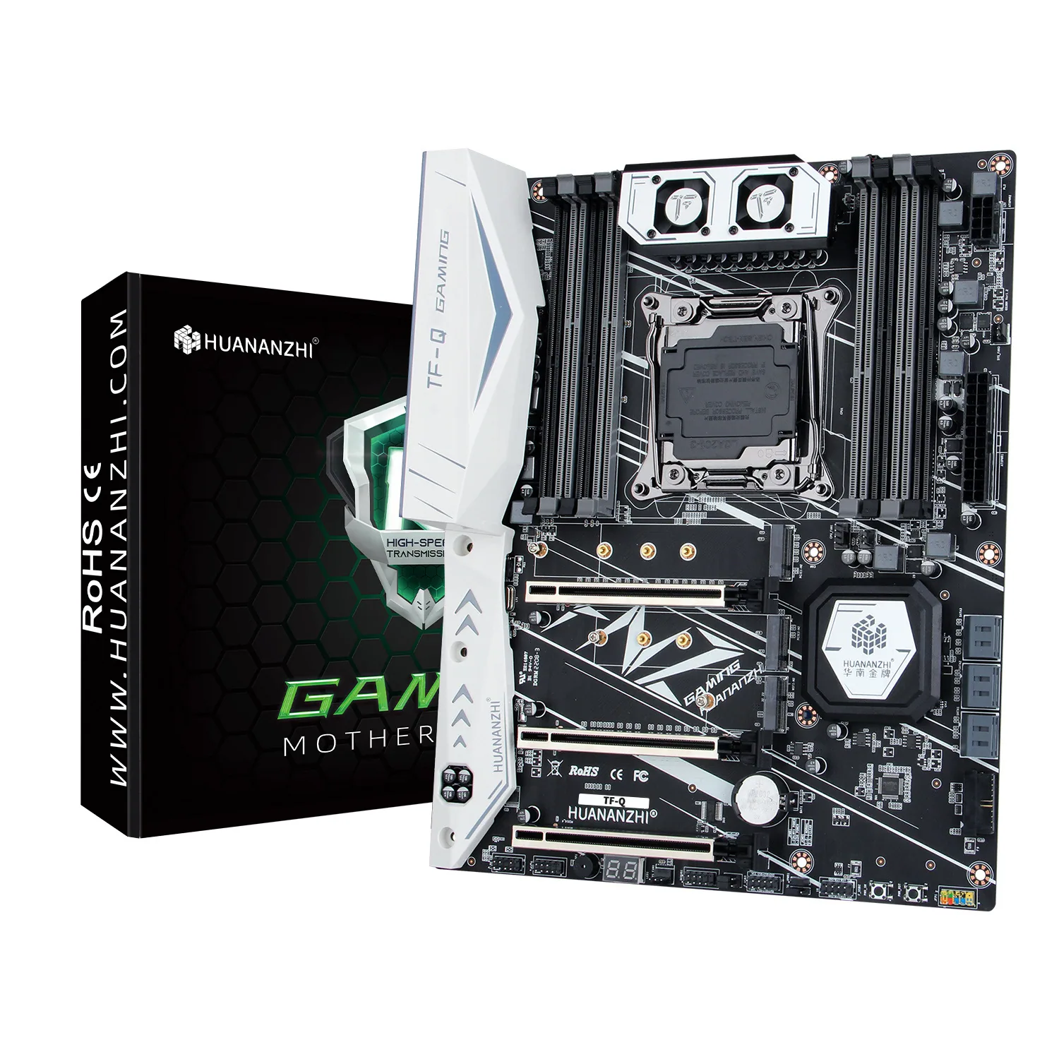 The huananzhi x99 gaming TF-Q large board motherboard supports v3 v4cpu DDR3 DDR4 memory 5