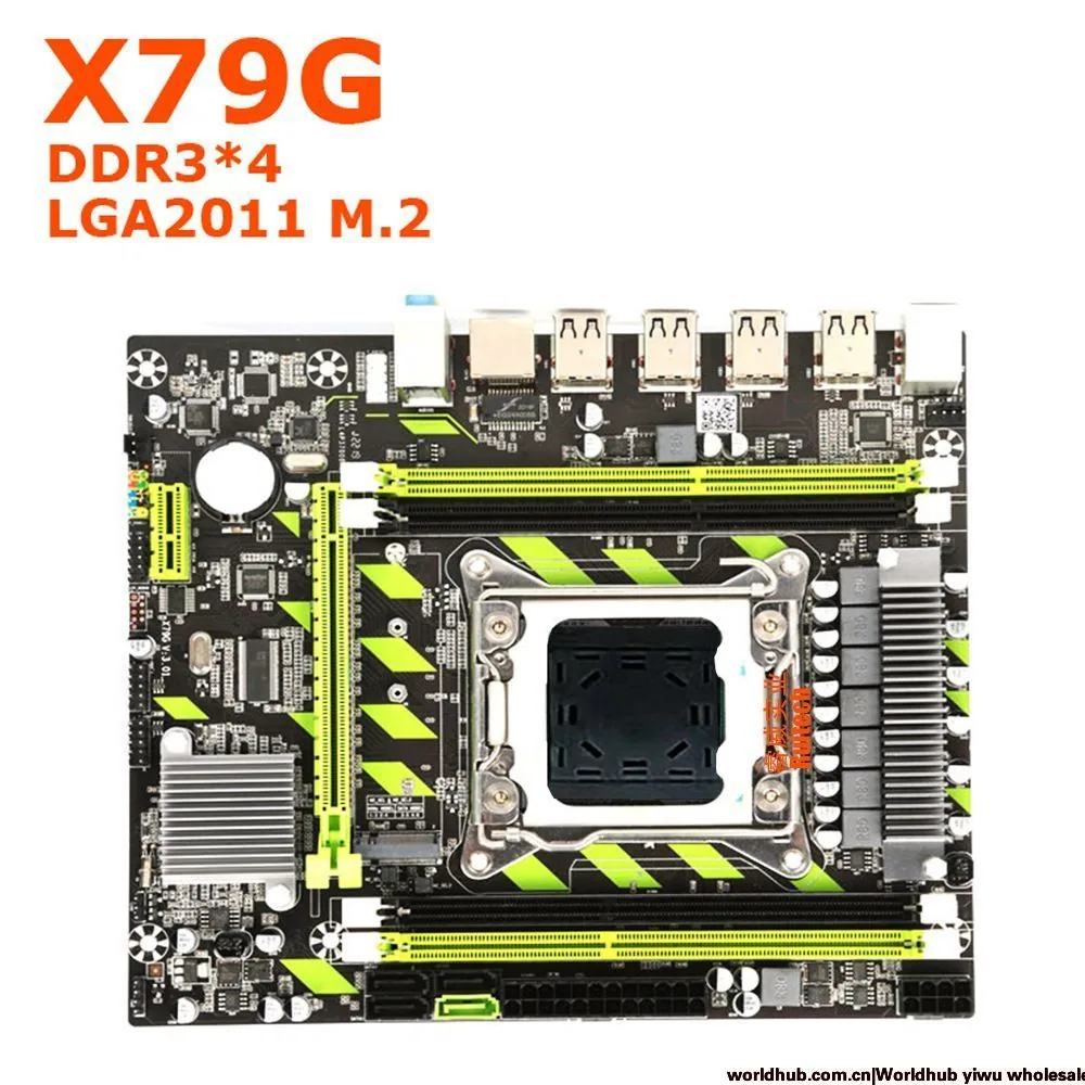 X79 Core 2650V2 CPU 2pcs 16G 1066/1333 Memory Desktop Computer Server Motherboard Set 4