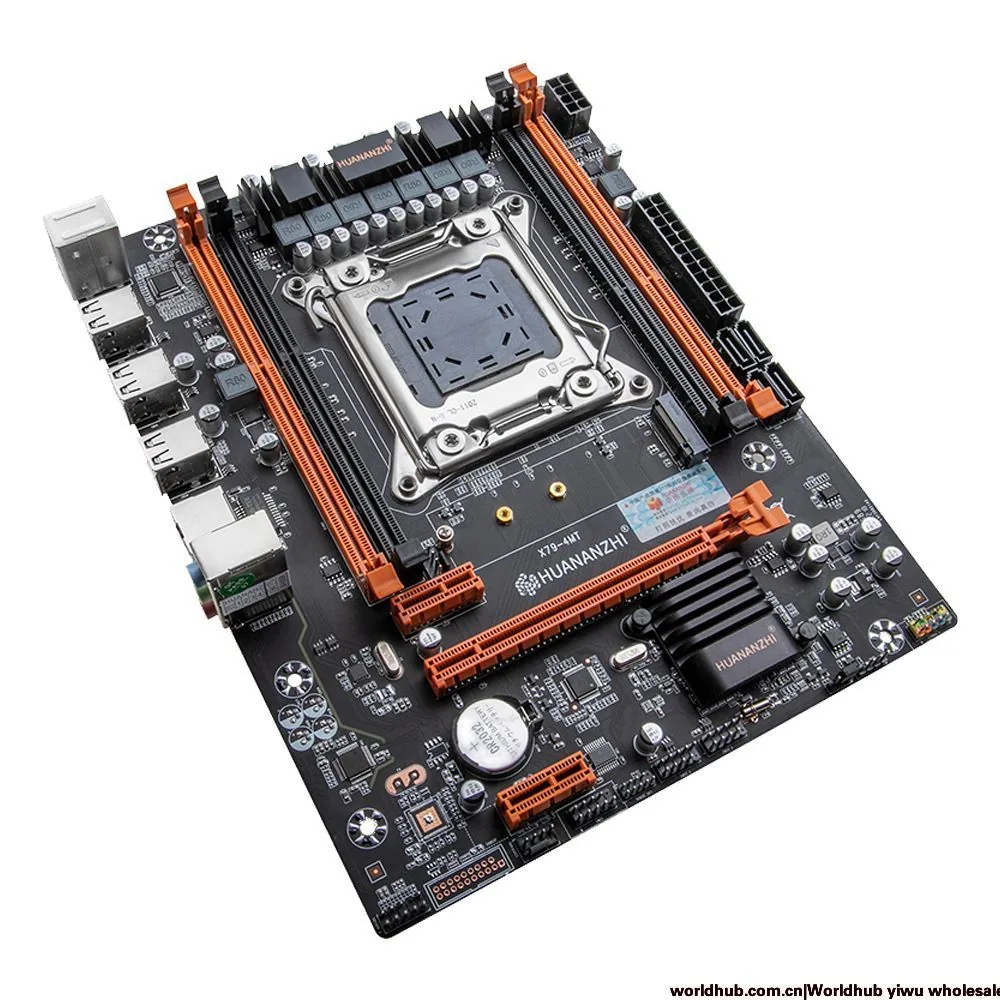 huananzhi X79 4MT டெஸ்க்டாப் கணினி மதர்போர்டு செட் 2 x 8G 1600mHz நினைவகம் 2650V2 CPU