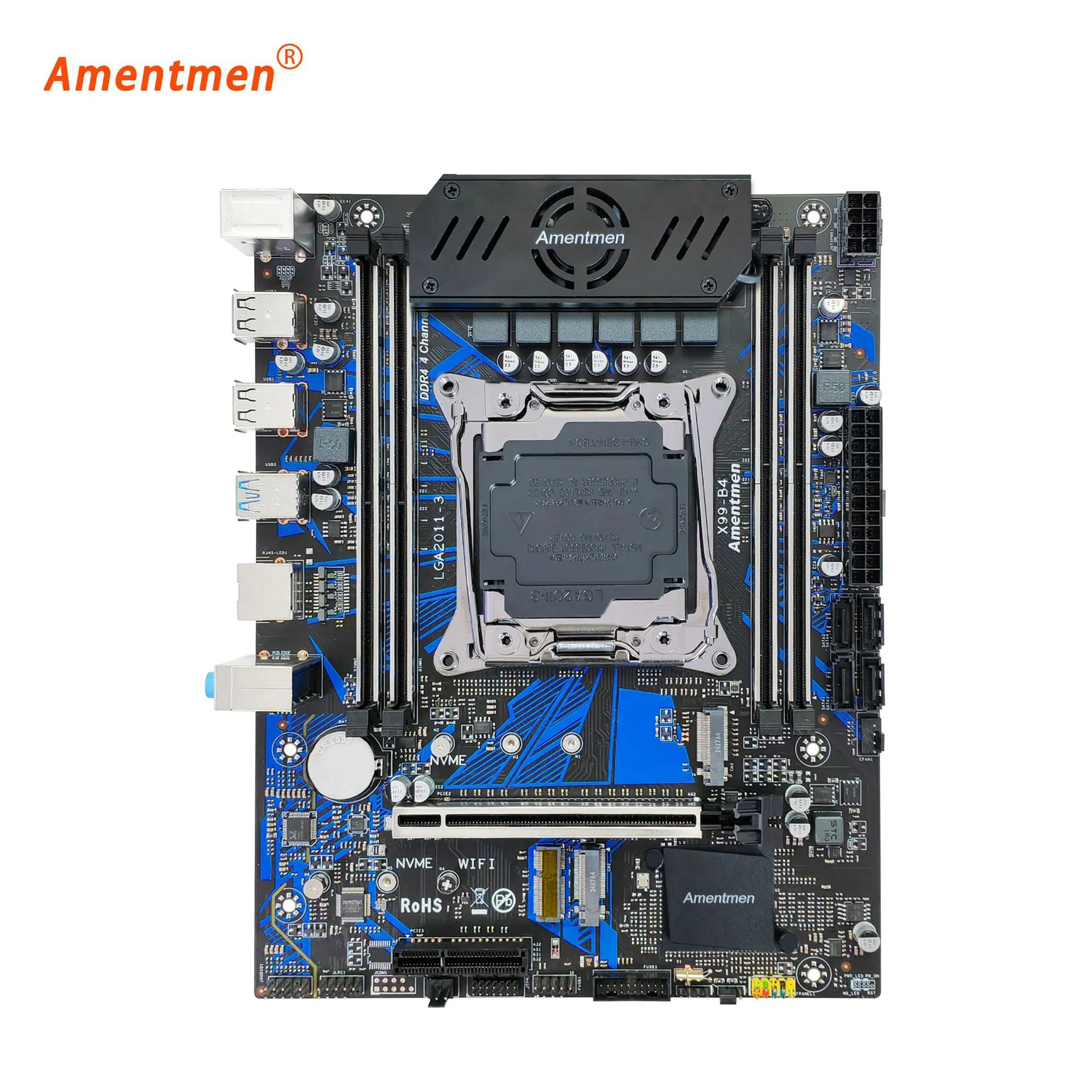 Amentmen motherboard X99B4 original chip DDR4 motherboard LGA2011-3 four-channel dropshipping warehouse 5