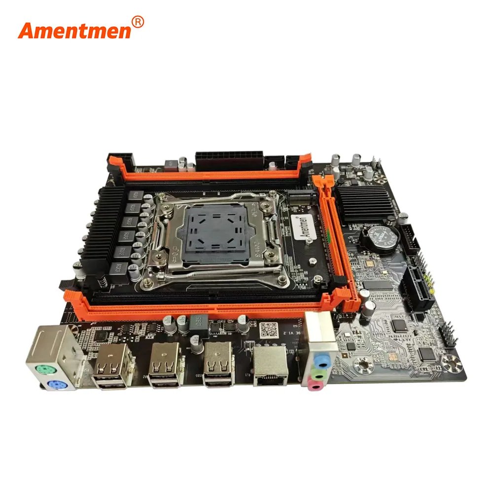 X99E Motherboard LGA2011-3 DDR4 ECC USB2.0 NVME M.2 H55 chip 2