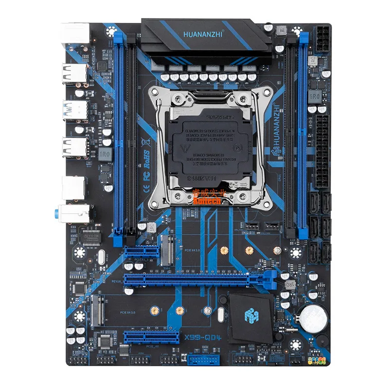 HUANANZHI X99 QD4 Motherboard Set E5 2670 V3 2*8GB DDR4 RAM 3