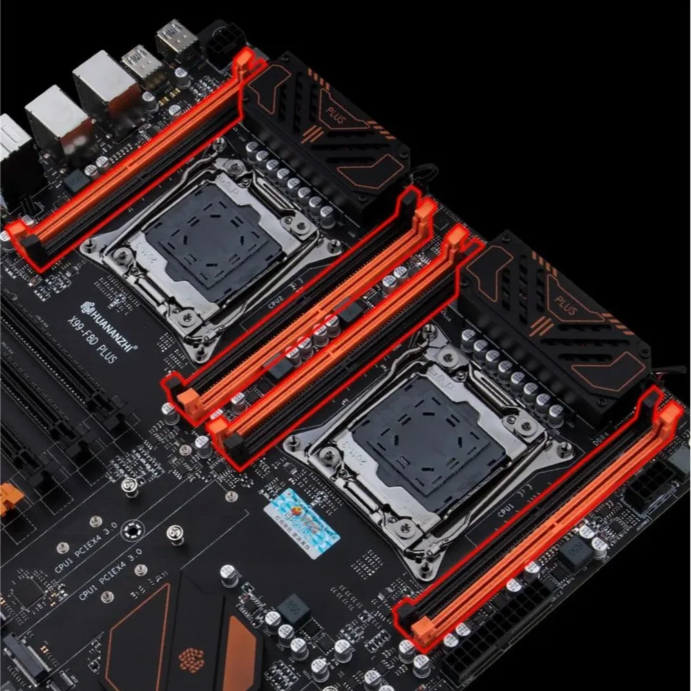 huananzhi X99-F8D plus new motherboard DDR4 memory 2011-3 new desktop computer motherboard 3