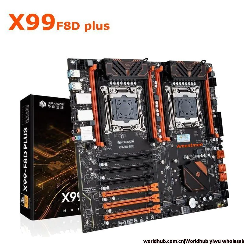 huananzhi X99-F8D plus new motherboard DDR4 memory 2011-3 new desktop computer motherboard