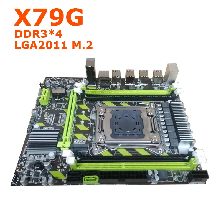 New X79G Motherboard Desktop Computer Motherboard 2011 Pin M.2 Interface DDR3 Support RECC game board