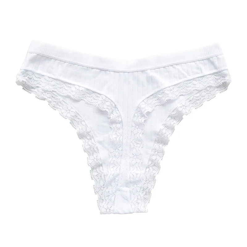 Foreign trade European and American sexy thong lace black red cotton thong underwear girls sexy lace panties pure desire 2