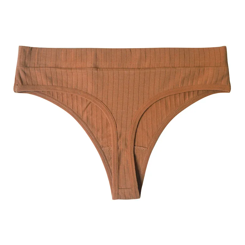 Foreign trade cross-border women's coquettish underwear wholesale cotton breathable sports thong sexy elastic band Thong