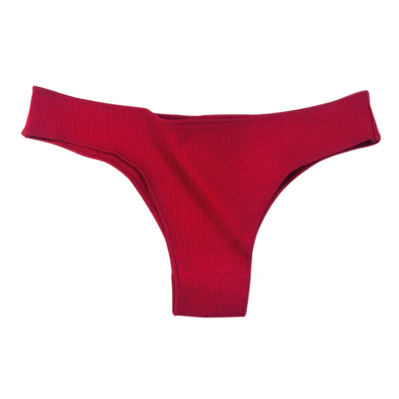 Cotton women's panties low rise brazilian pants threaded girls sexy thong panties amazon women's panties 5