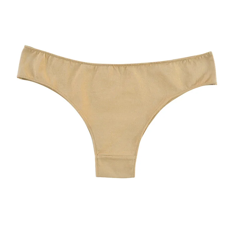 Foreign trade simple low waist women's underwear summer brazier pants wholesale sports breathable sexy thong pure cotton pure de 6