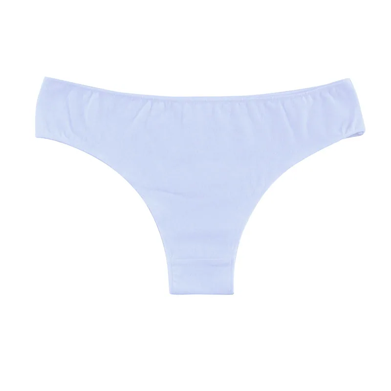 Foreign trade simple low waist women's underwear summer brazier pants wholesale sports breathable sexy thong pure cotton pure de 2