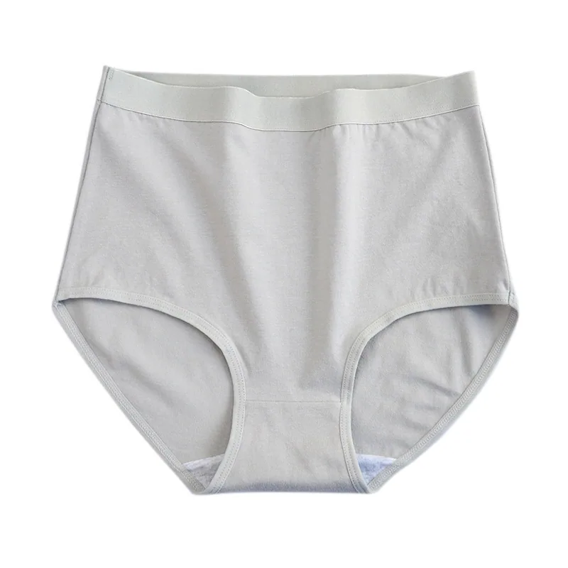 High waist women's underwear pure cotton belly tuck and buttocks lift mom plus size underwear women fat mm spot cotton underwear 3