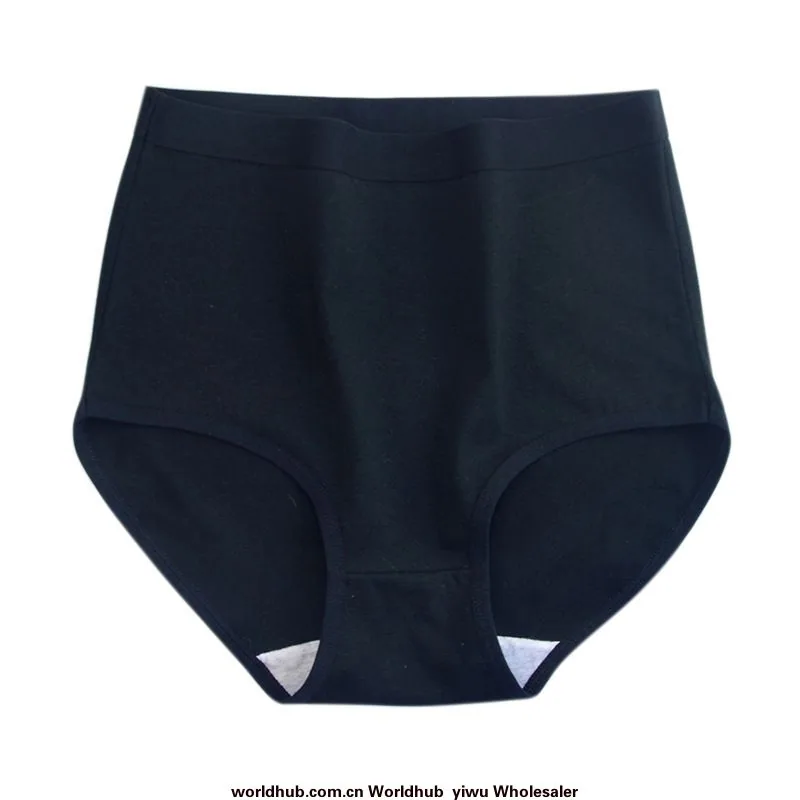 High waist women's underwear pure cotton belly tuck and buttocks lift mom plus size underwear women fat mm spot cotton underwear 6