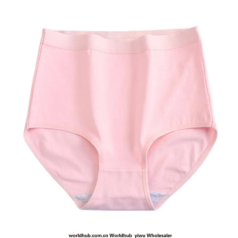 High waist women's underwear pure cotton belly tuck and buttocks lift mom plus size underwear women fat mm spot cotton underwear 5