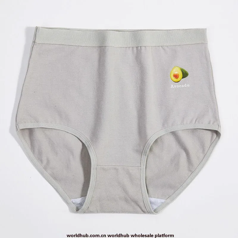 Mom high-waisted cotton underwear women's 200 pounds buttocks lift and abdominal tightening plus-size underwear women's cotton t 3