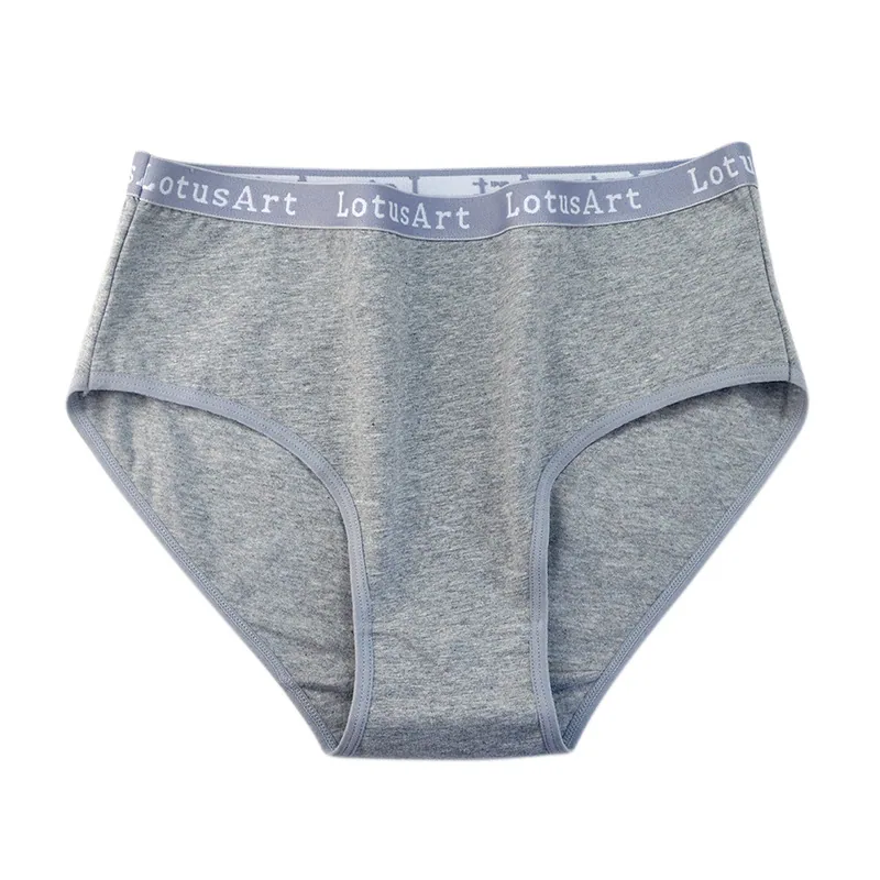 foreign trade women's underwear plus size pure cotton mid and high waisted women's briefs wholesale cross-border plus size under 3