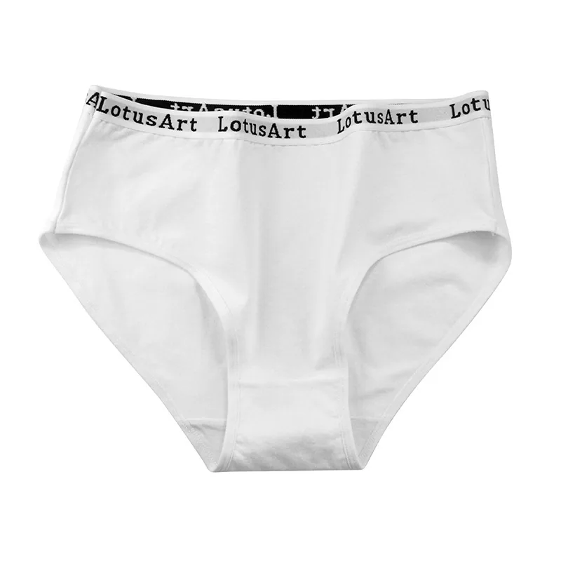 foreign trade women's underwear plus size pure cotton mid and high waisted women's briefs wholesale cross-border plus size under 5