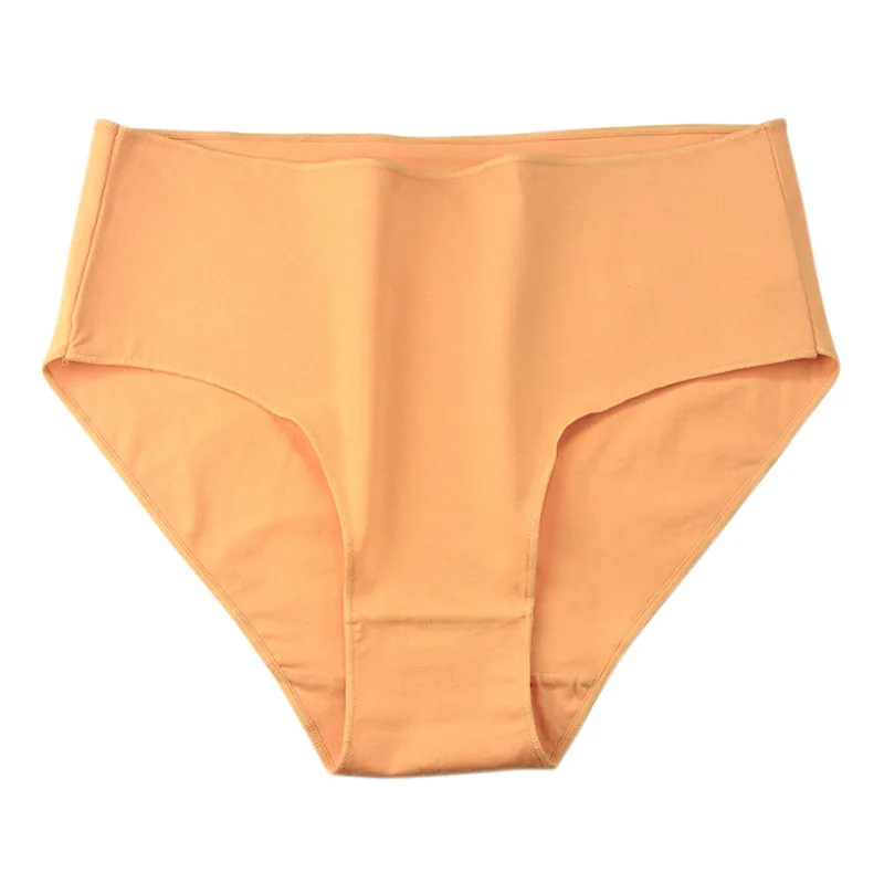 Cross-border plus size underwear wholesale women's cotton seamless underwear mom briefs 200 pounds wholesale plussize 3