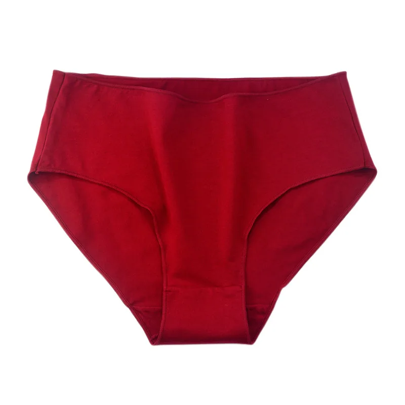 Cross-border plus size underwear wholesale women's cotton seamless underwear mom briefs 200 pounds wholesale plussize 2