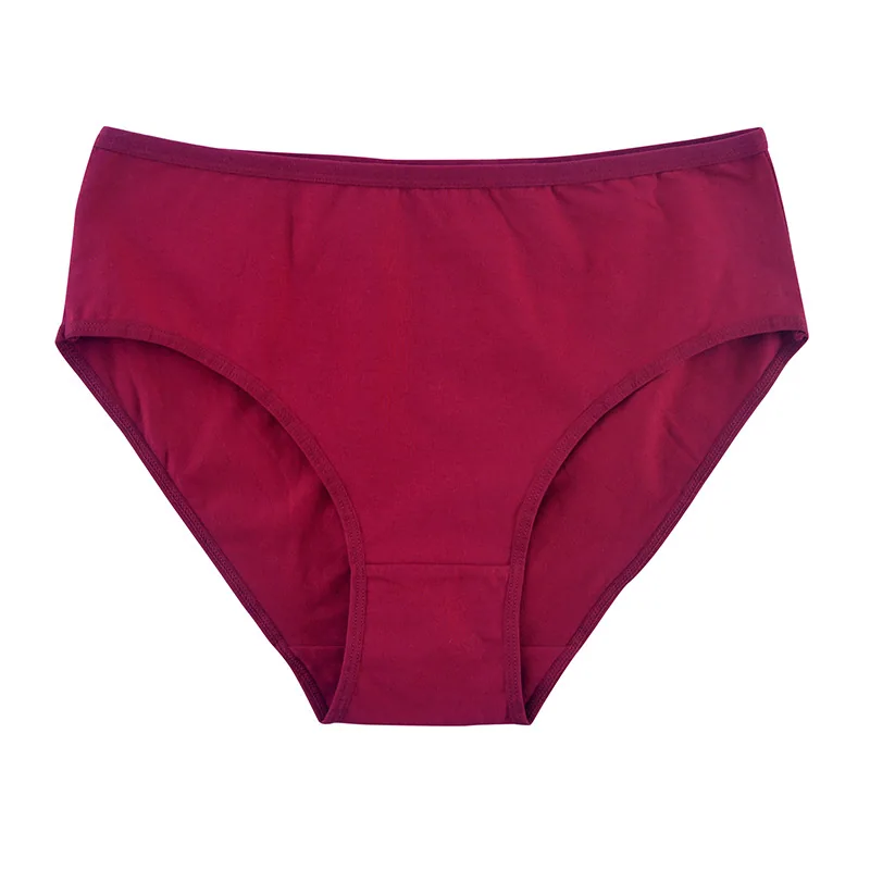 Amazon explosive plus size underwear women's pure cotton foreign trade European and American high waisted women's underwear whol 6