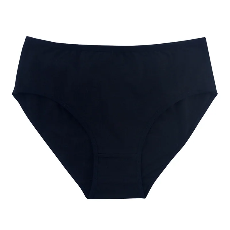 Amazon explosive plus size underwear women's pure cotton foreign trade European and American high waisted women's underwear whol 4