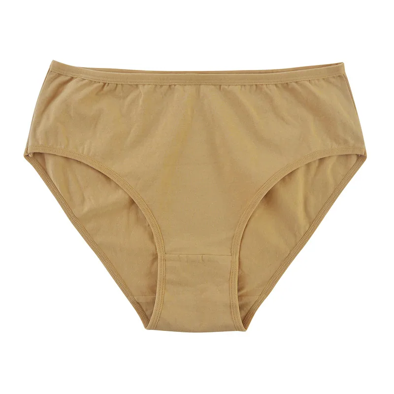 Amazon explosive plus size underwear women's pure cotton foreign trade European and American high waisted women's underwear whol 3