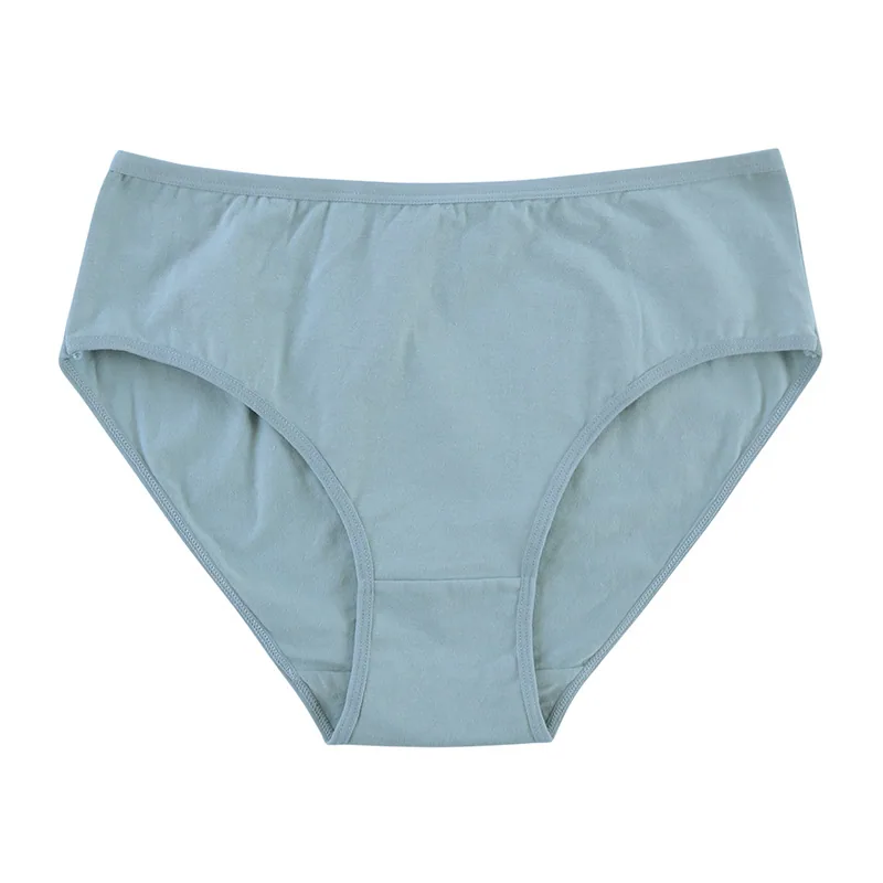 Amazon explosive plus size underwear women's pure cotton foreign trade European and American high waisted women's underwear whol 5