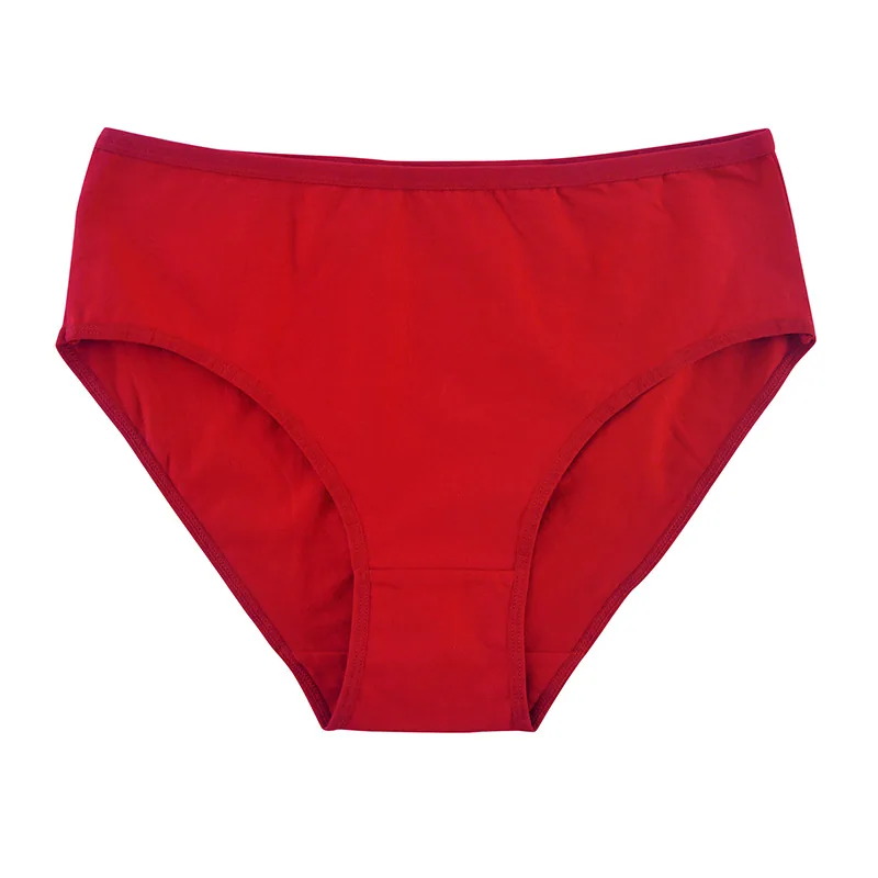Amazon explosive plus size underwear women's pure cotton foreign trade European and American high waisted women's underwear whol 7