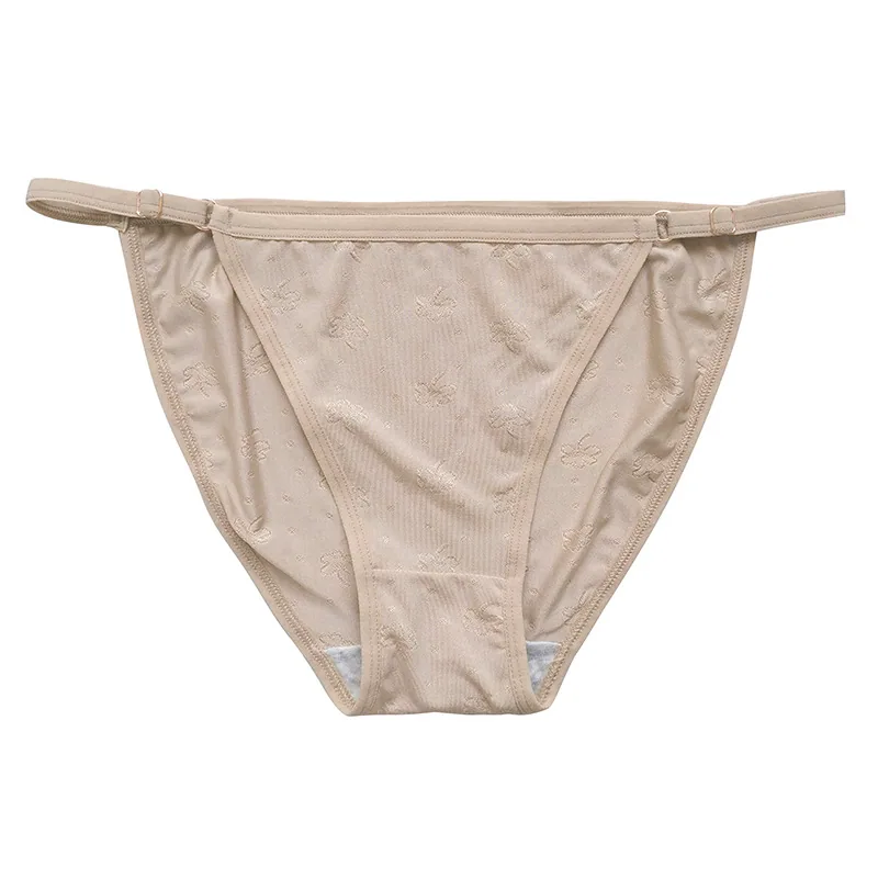 Foreign trade sexy underwear women's adjustable strap to show leg length bikini women's underwear pure cotton crotch plus size u 3